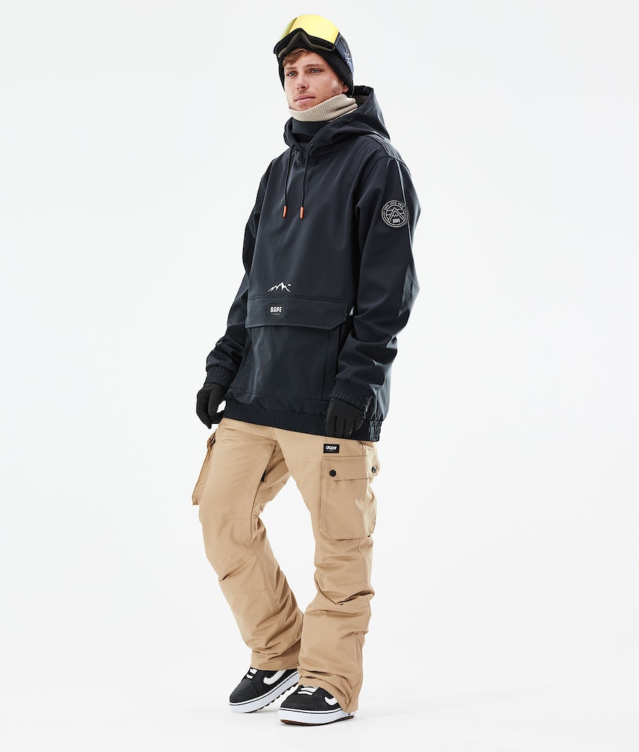 Dope Wylie Snowboardjacke Herren Schwarz | 815-ERUOAN