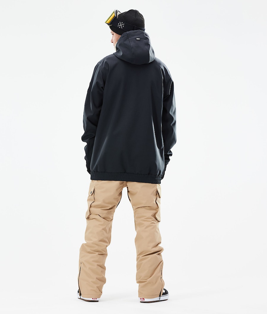 Dope Wylie Snowboardjacke Herren Schwarz | 815-ERUOAN