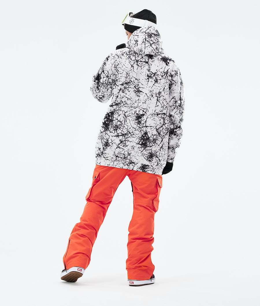 Dope Wylie Snowboardjacke Herren Weiß Schwarz | 268-MIOVTJ