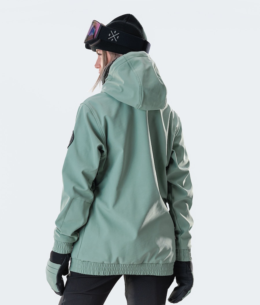 Dope Wylie W 10k Snowboardjacke Damen Grün | 329-MBTOFR