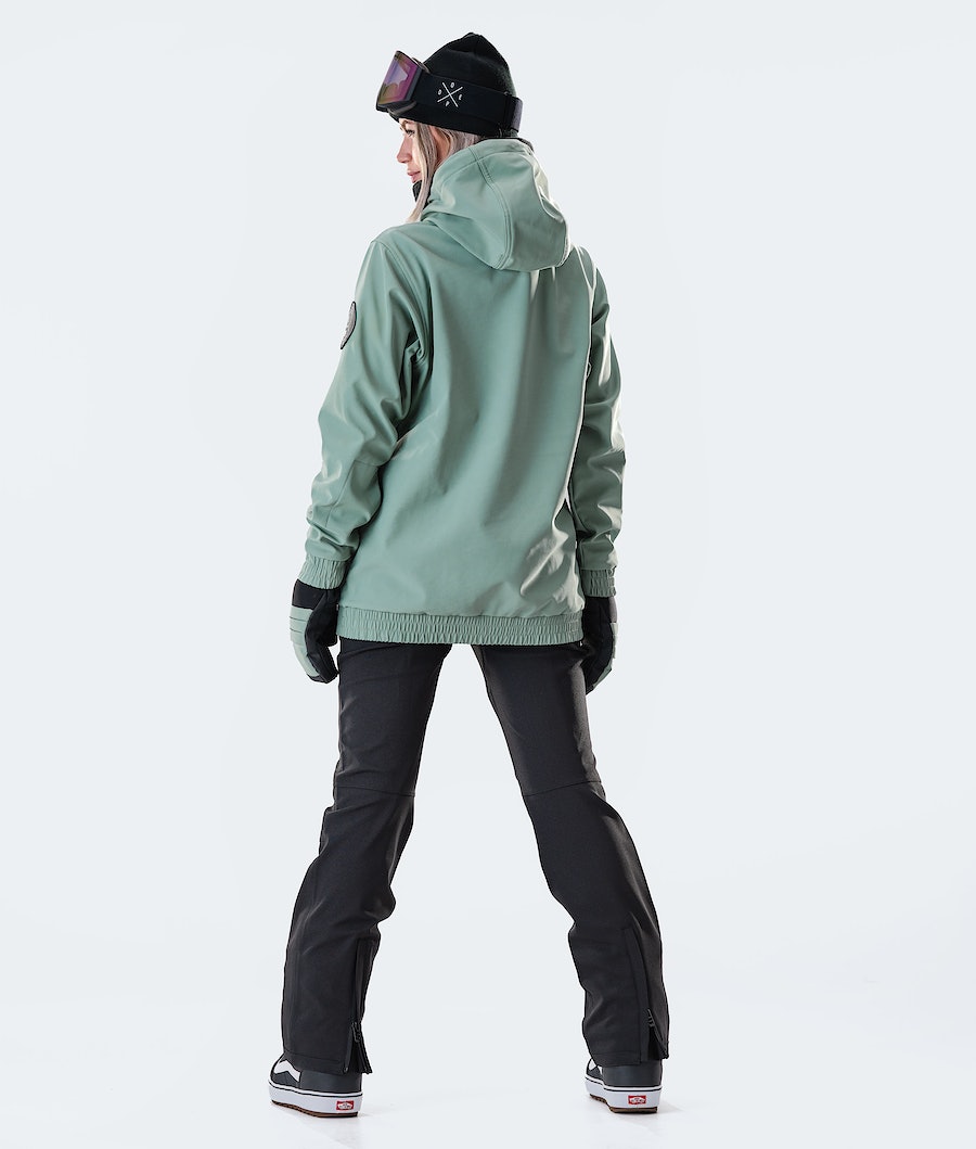 Dope Wylie W 10k Snowboardjacke Damen Grün | 329-MBTOFR
