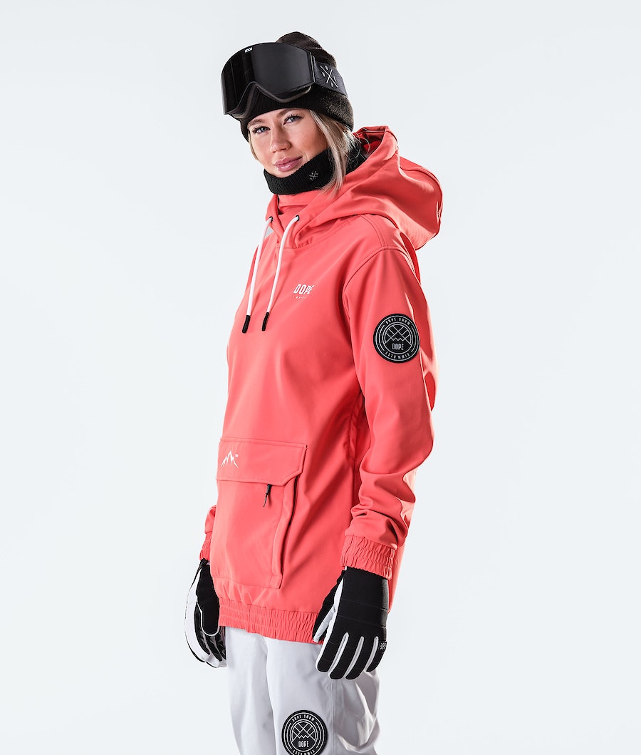 Dope Wylie W 10k Snowboardjacke Damen Koralle | 352-KYDIHU