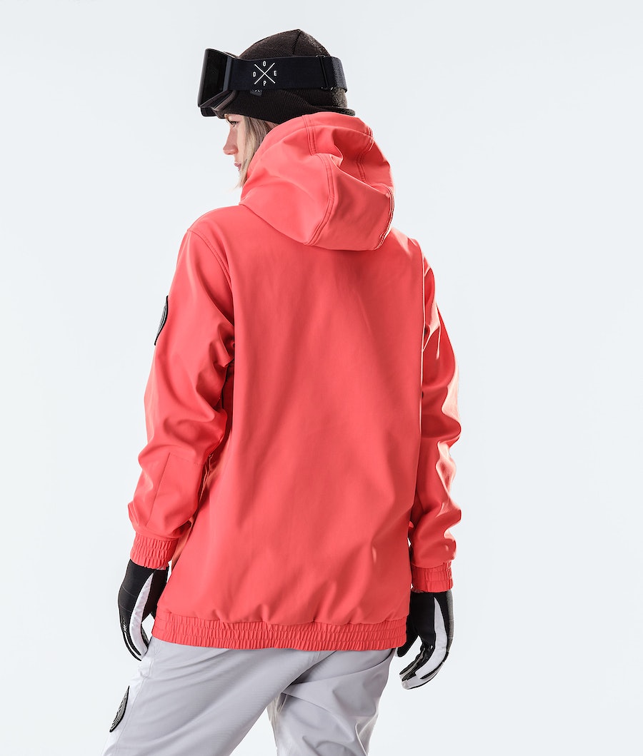 Dope Wylie W 10k Snowboardjacke Damen Koralle | 352-KYDIHU