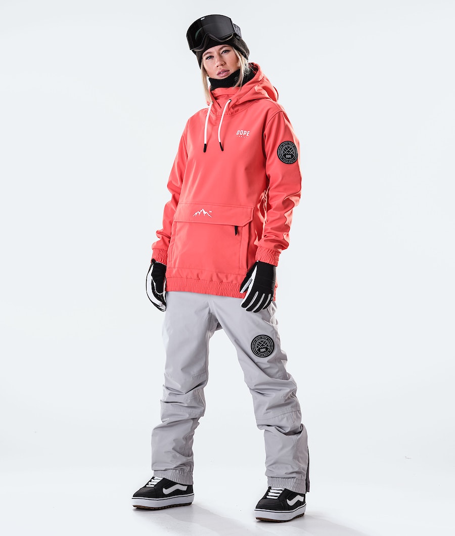 Dope Wylie W 10k Snowboardjacke Damen Koralle | 352-KYDIHU