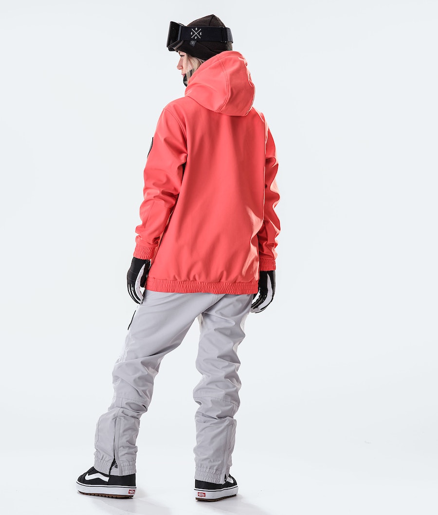 Dope Wylie W 10k Snowboardjacke Damen Koralle | 352-KYDIHU