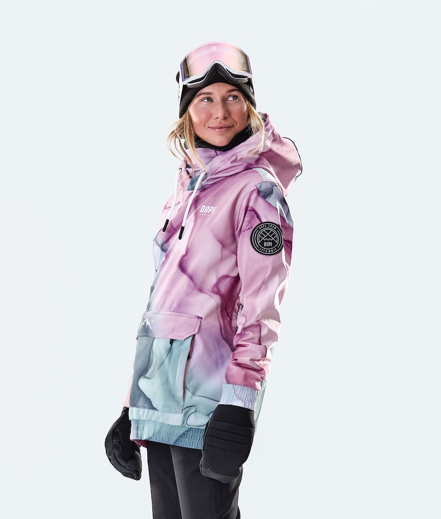Dope Wylie W 10k Snowboardjacke Damen Mehrfarbig Rosa | 468-XJHMIZ