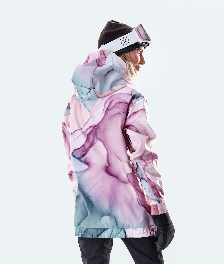 Dope Wylie W 10k Snowboardjacke Damen Mehrfarbig Rosa | 468-XJHMIZ