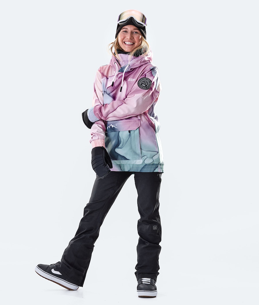 Dope Wylie W 10k Snowboardjacke Damen Mehrfarbig Rosa | 468-XJHMIZ