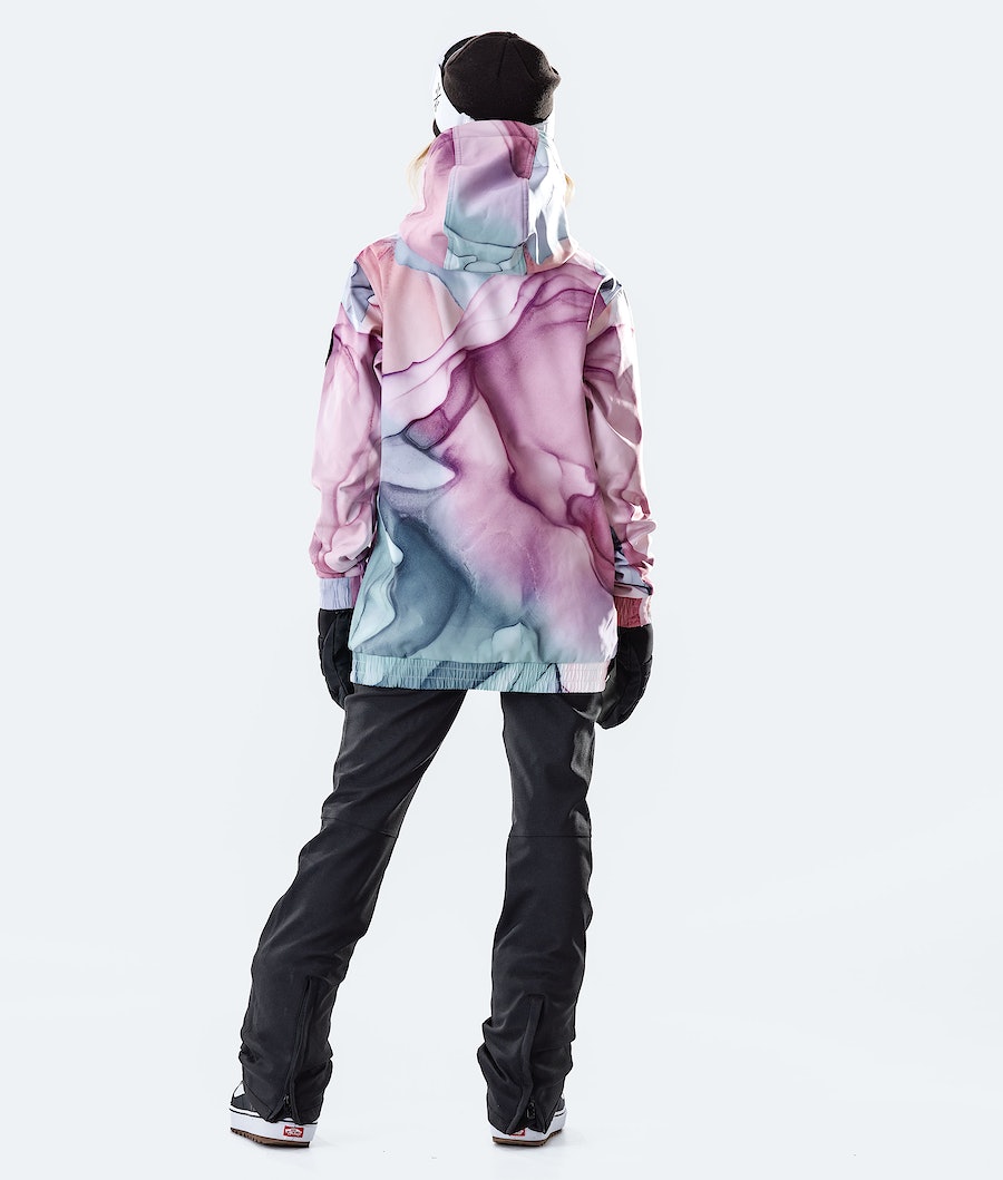 Dope Wylie W 10k Snowboardjacke Damen Mehrfarbig Rosa | 468-XJHMIZ