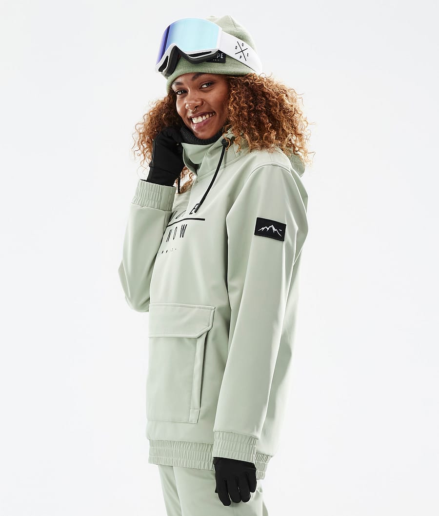 Dope Wylie W Snowboardjacke Damen Grün | 801-EWRTSQ