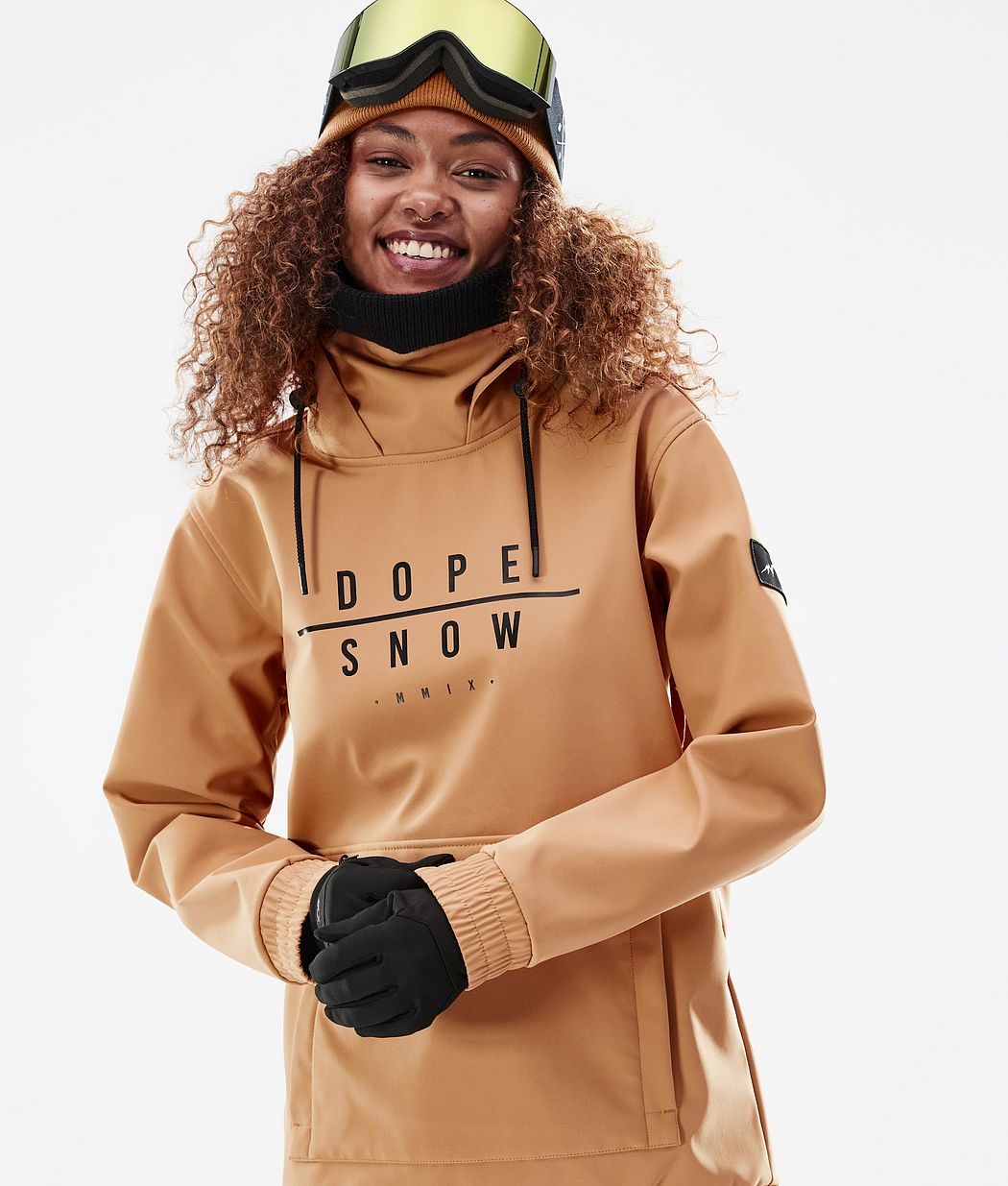 Dope Wylie W Snowboardjacke Damen Khaki Gelb | 386-EYNOTR
