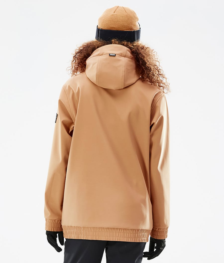 Dope Wylie W Snowboardjacke Damen Khaki Gelb | 386-EYNOTR