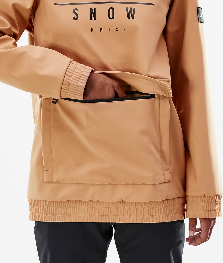 Dope Wylie W Snowboardjacke Damen Khaki Gelb | 386-EYNOTR