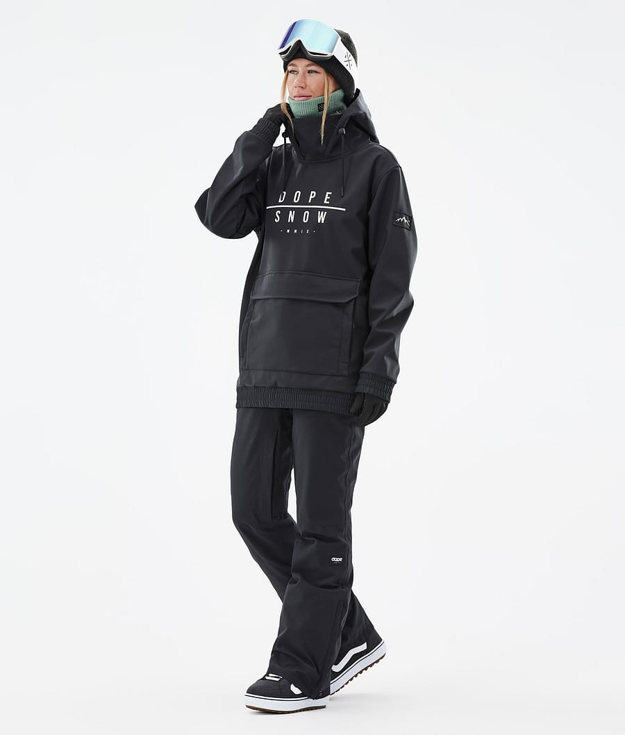 Dope Wylie W Snowboardjacke Damen Schwarz | 623-ESHYOT