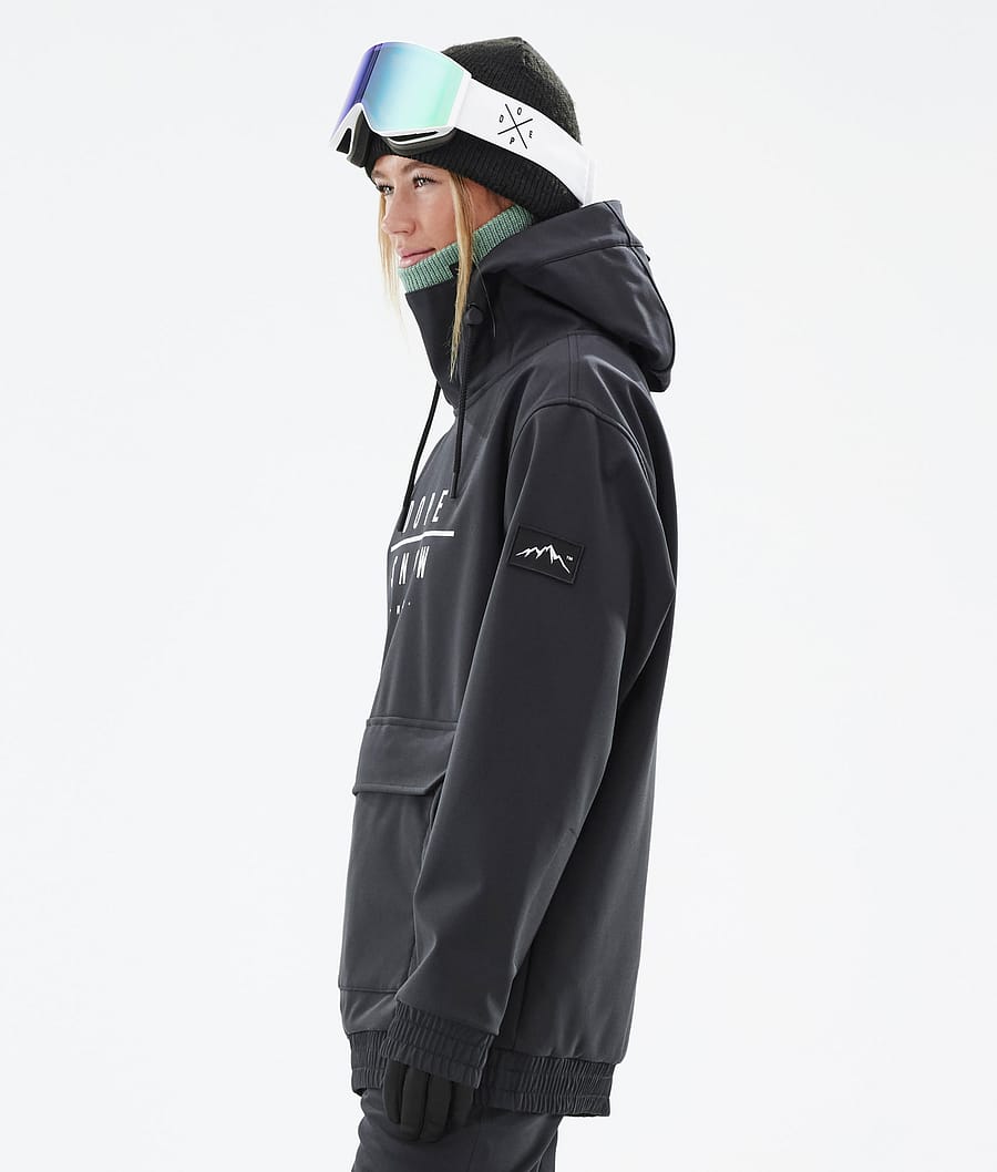 Dope Wylie W Snowboardjacke Damen Schwarz | 623-ESHYOT