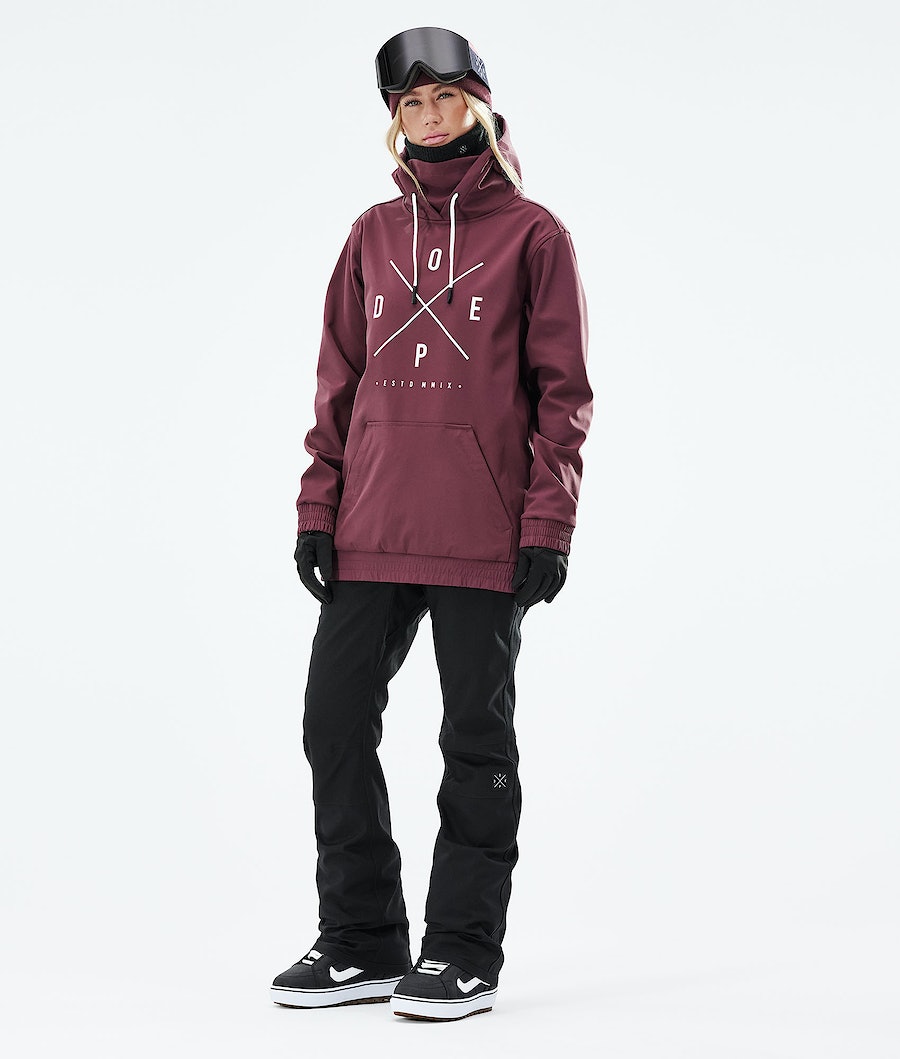 Dope Yeti 2021 Snowboardjacke Damen Bordeaux | 972-CZEWQA