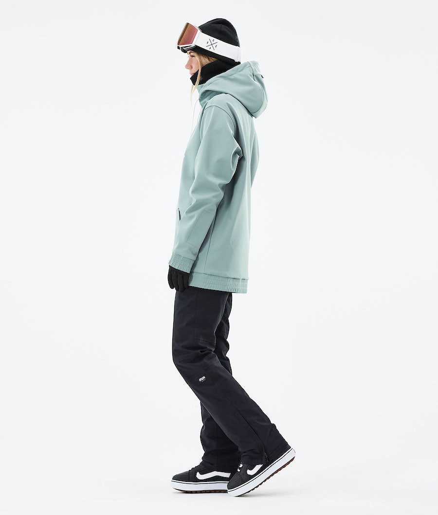 Dope Yeti 2021 Snowboardjacke Damen Grün | 740-XCZFJI