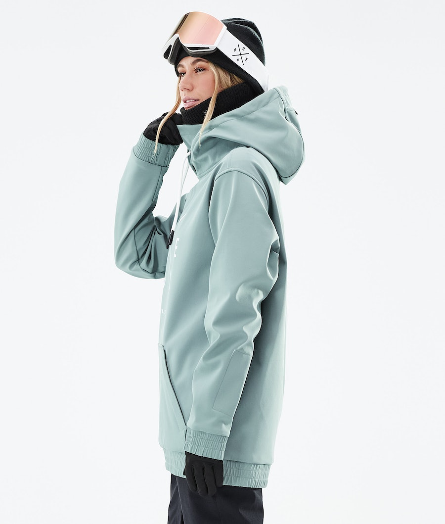 Dope Yeti 2021 Snowboardjacke Damen Grün | 740-XCZFJI