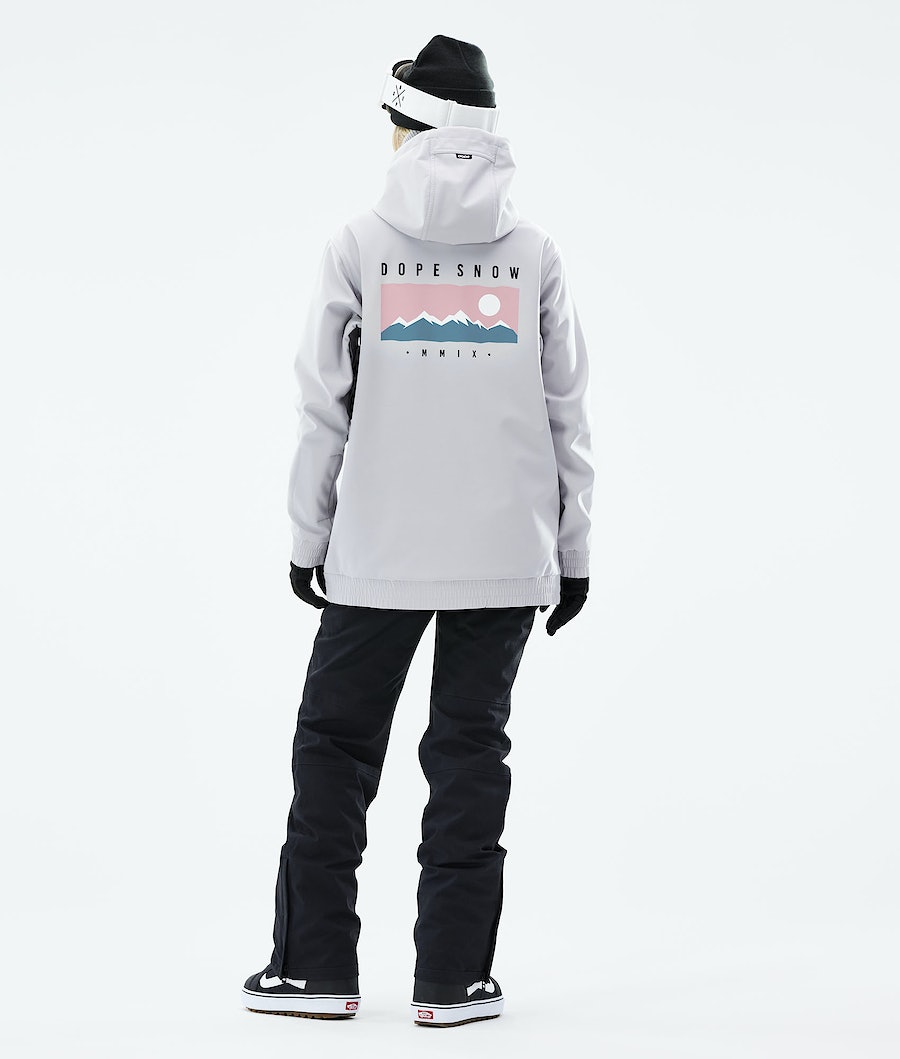 Dope Yeti 2021 Snowboardjacke Damen Hellgrau | 426-COFMRU