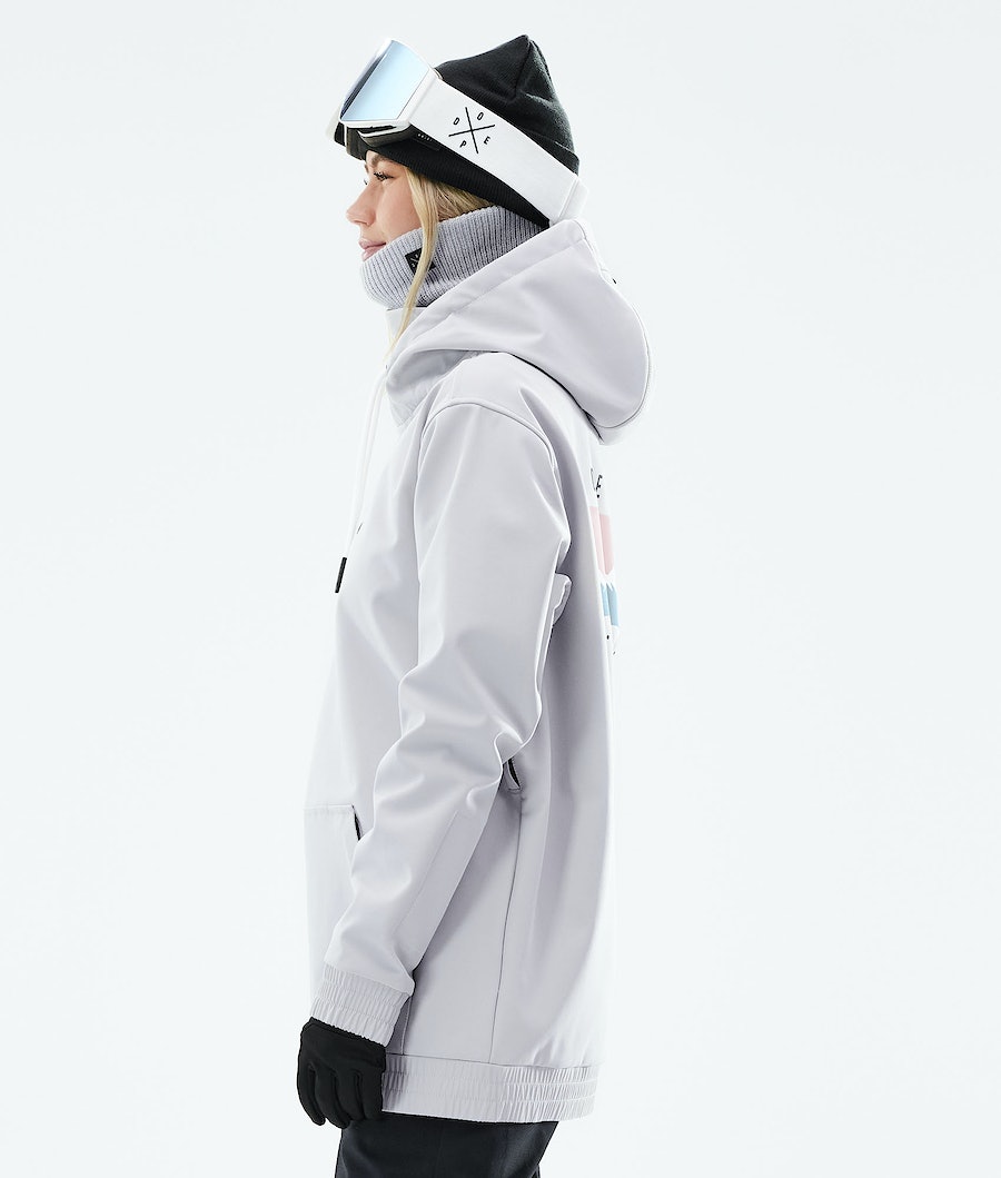 Dope Yeti 2021 Snowboardjacke Damen Hellgrau | 426-COFMRU
