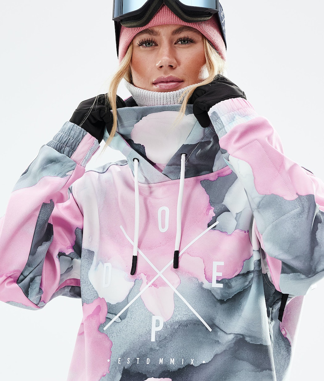 Dope Yeti 2021 Snowboardjacke Damen Mehrfarbig Rosa | 132-VGRTZP