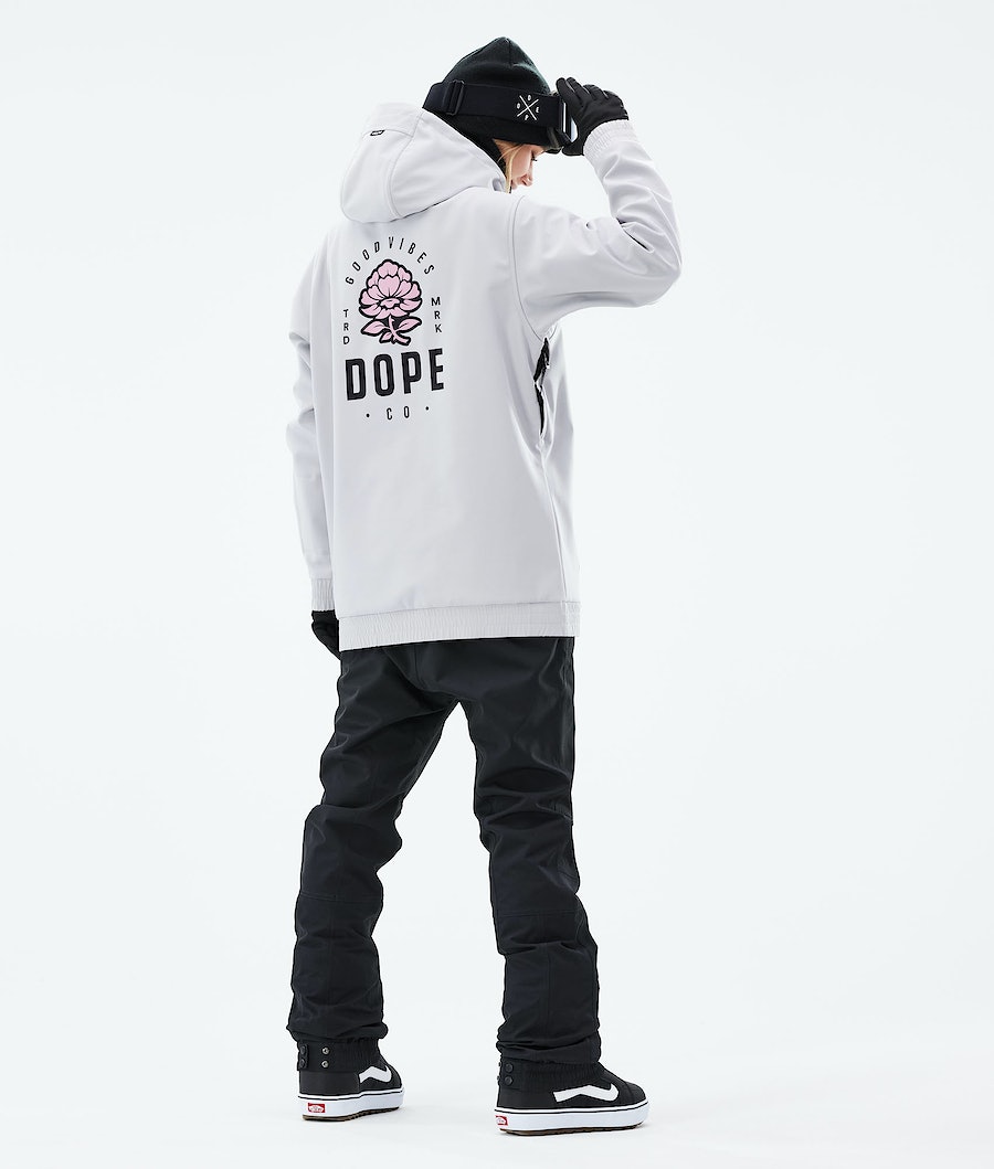 Dope Yeti 2021 Snowboardjacke Damen Rosa Hellgrau | 538-JGFAZO