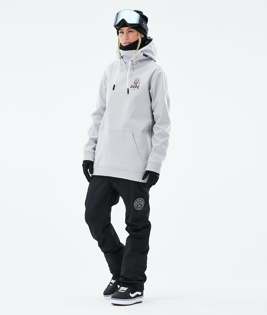 Dope Yeti 2021 Snowboardjacke Damen Rosa Hellgrau | 538-JGFAZO