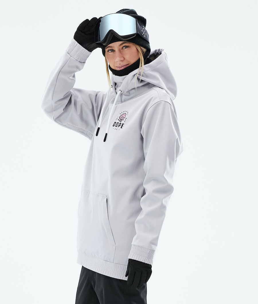 Dope Yeti 2021 Snowboardjacke Damen Rosa Hellgrau | 538-JGFAZO