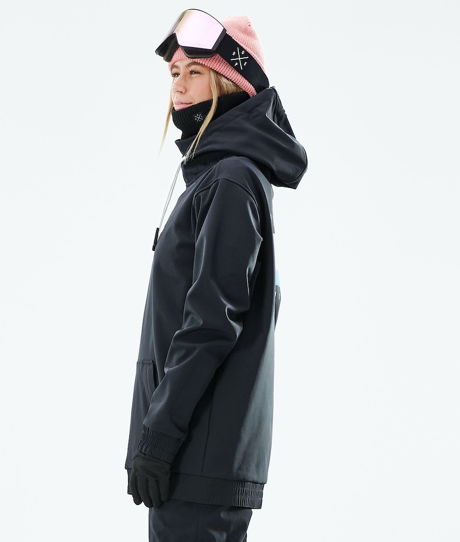 Dope Yeti 2021 Snowboardjacke Damen Schwarz | 153-BWILNT