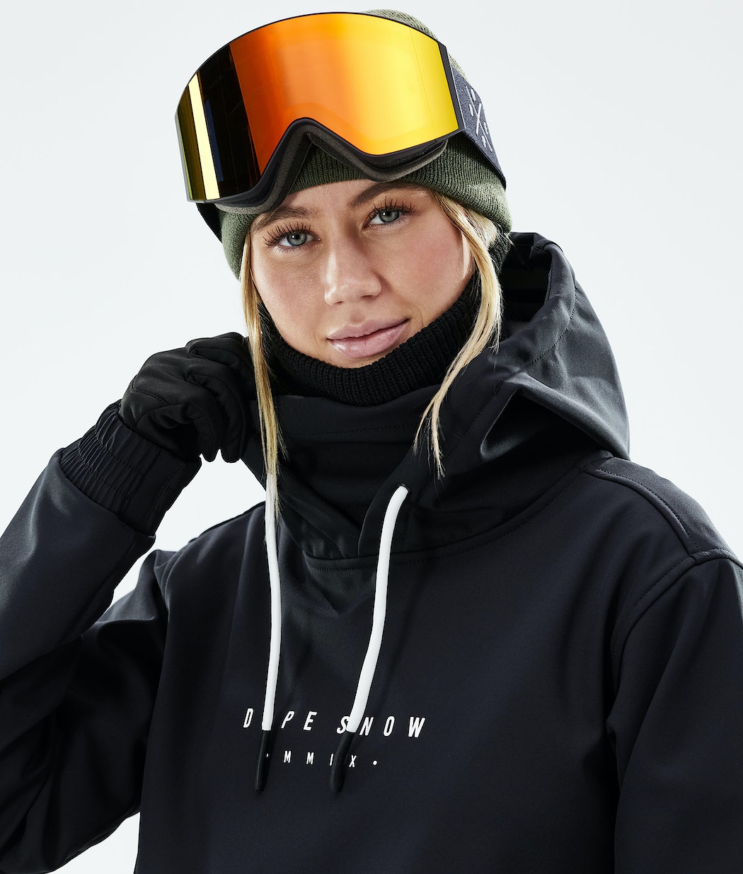 Dope Yeti 2021 Snowboardjacke Damen Weiß Schwarz | 803-BDOLTJ