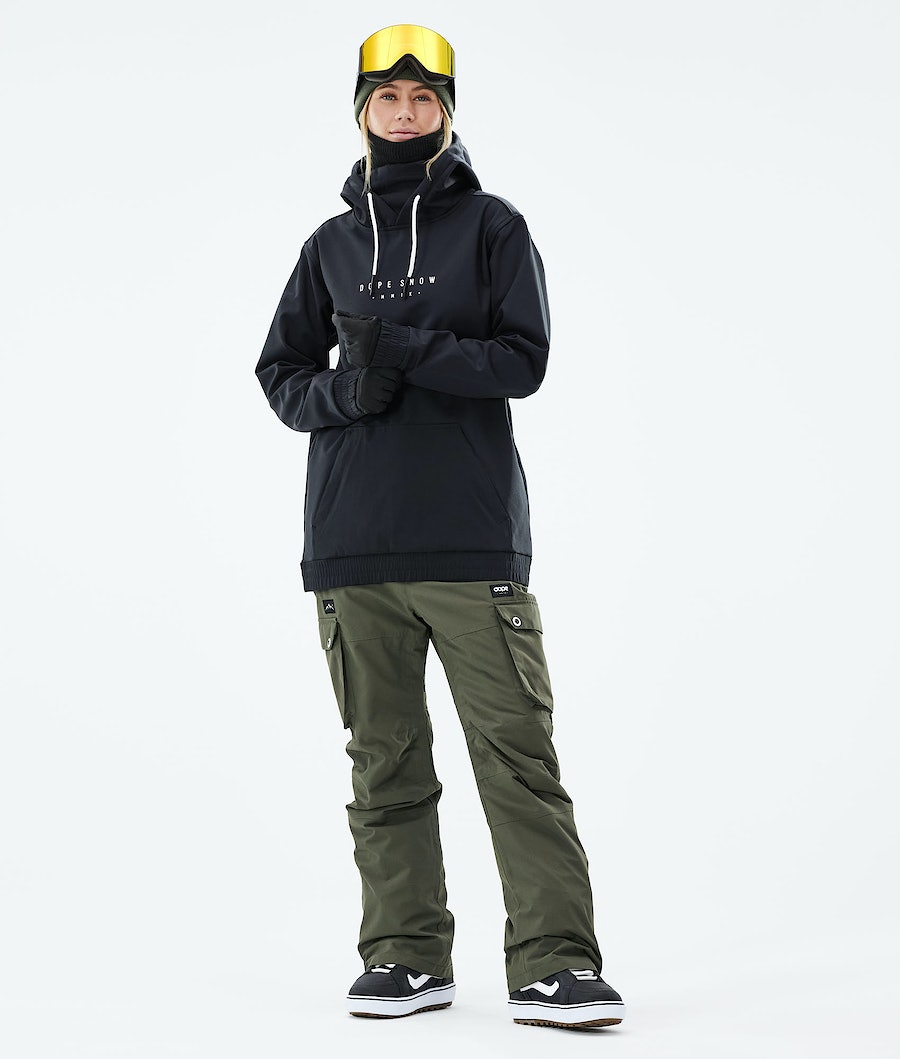 Dope Yeti 2021 Snowboardjacke Damen Weiß Schwarz | 803-BDOLTJ