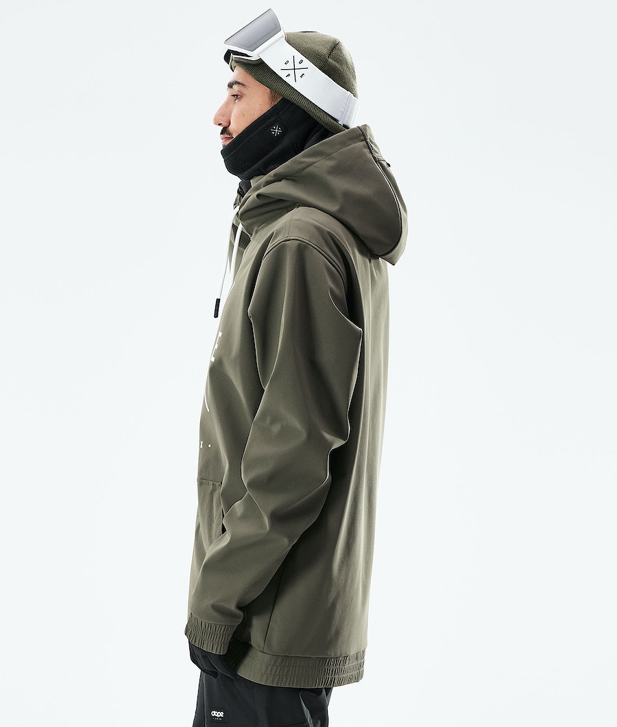 Dope Yeti 2021 Snowboardjacke Herren Olivgrün Grün | 627-RPCABZ