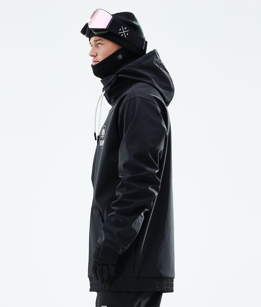 Dope Yeti 2021 Snowboardjacke Herren Rosa Schwarz | 372-LZCFJQ
