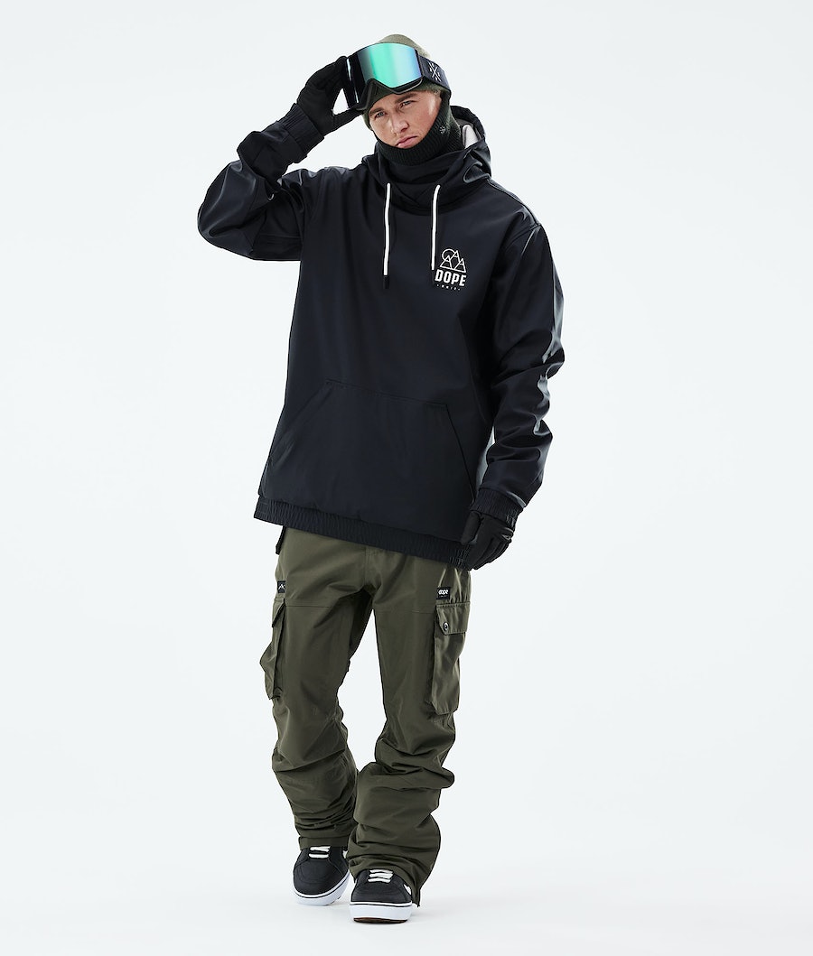 Dope Yeti 2021 Snowboardjacke Herren Schwarz | 192-PYDIFB