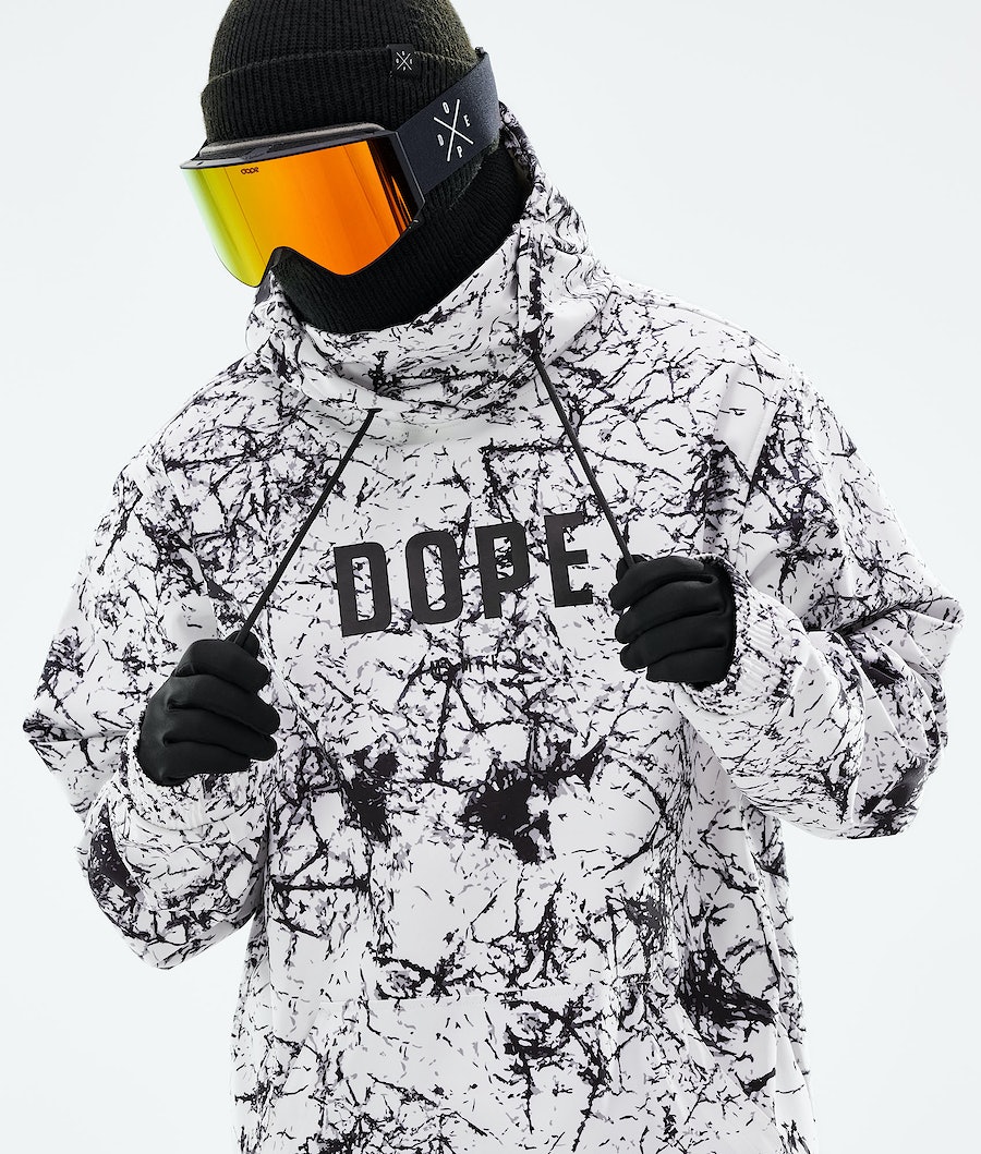 Dope Yeti 2021 Snowboardjacke Herren Weiß Schwarz | 096-KOIGQT