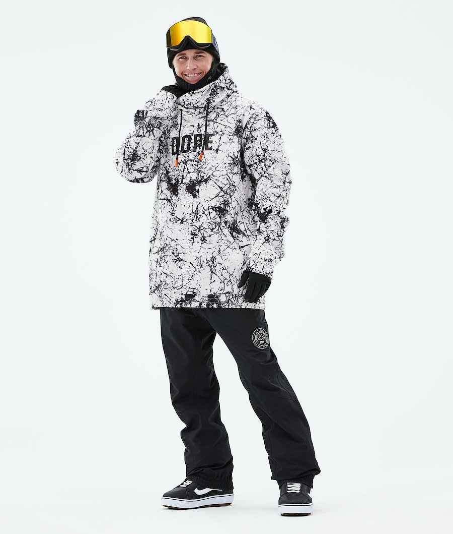 Dope Yeti 2021 Snowboardjacke Herren Weiß Schwarz | 096-KOIGQT