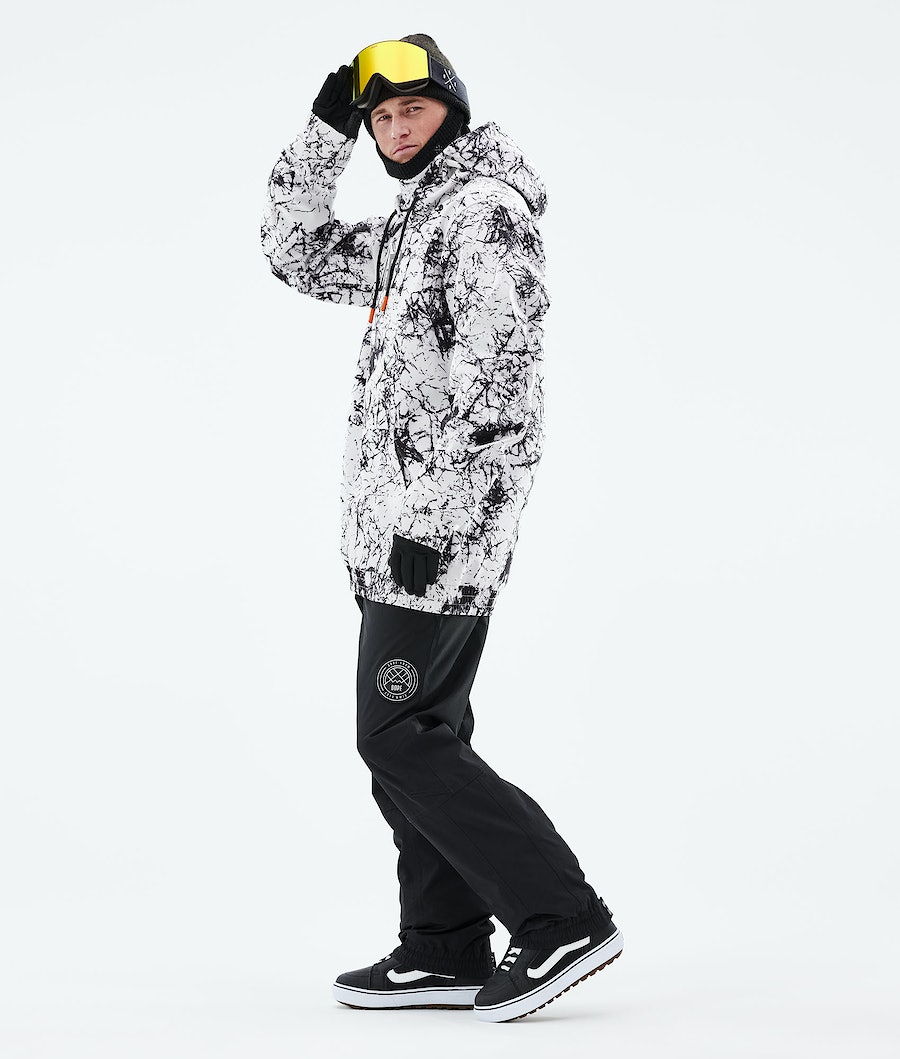 Dope Yeti 2021 Snowboardjacke Herren Weiß Schwarz | 096-KOIGQT