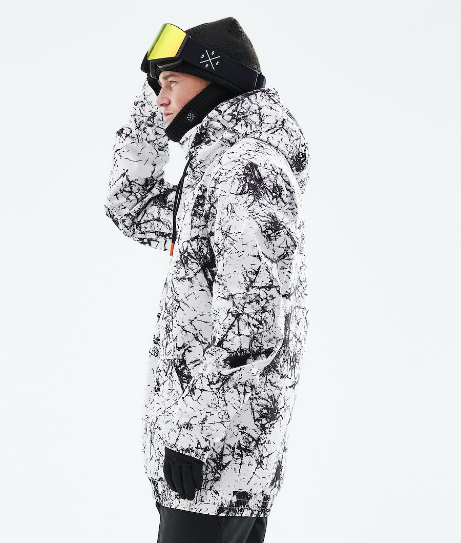 Dope Yeti 2021 Snowboardjacke Herren Weiß Schwarz | 096-KOIGQT
