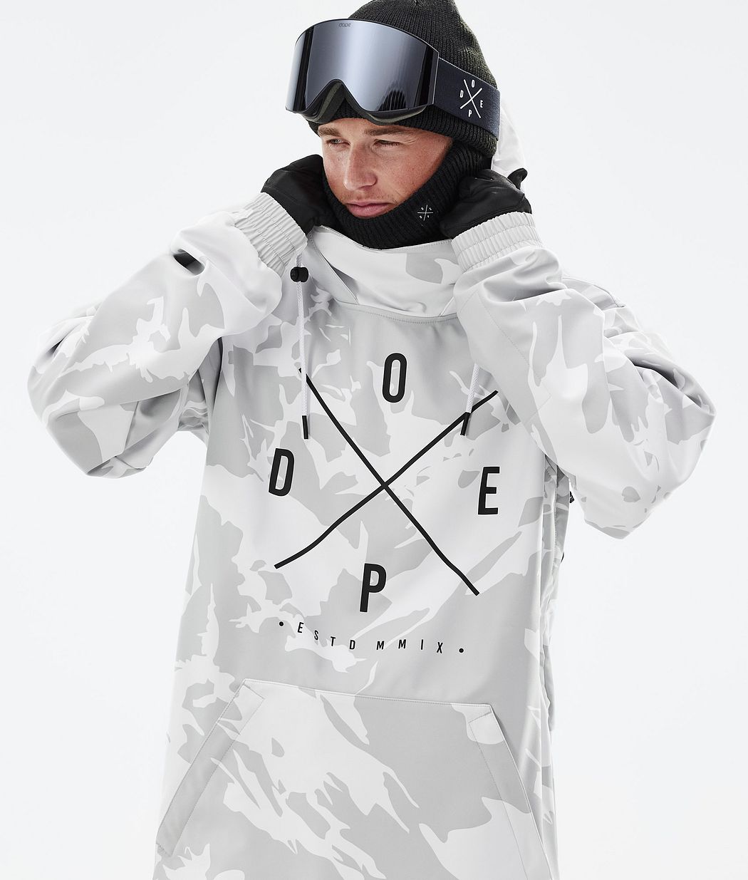 Dope Yeti Snowboardjacke Herren Grau Camouflage | 870-BQPLEZ