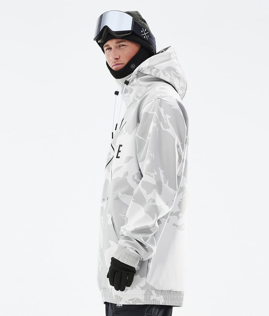 Dope Yeti Snowboardjacke Herren Grau Camouflage | 870-BQPLEZ
