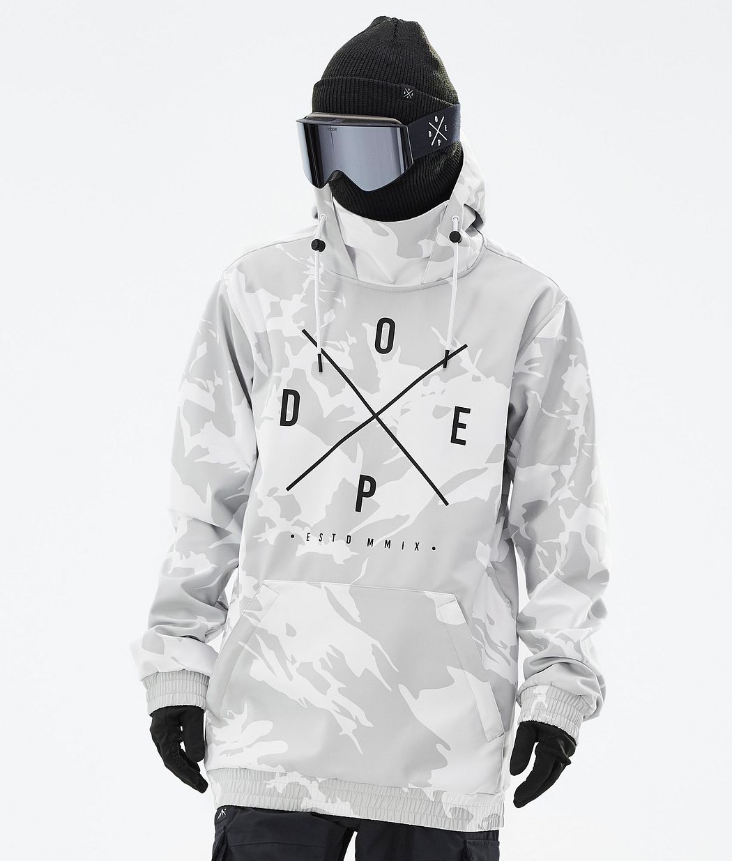 Dope Yeti Snowboardjacke Herren Grau Camouflage | 870-BQPLEZ