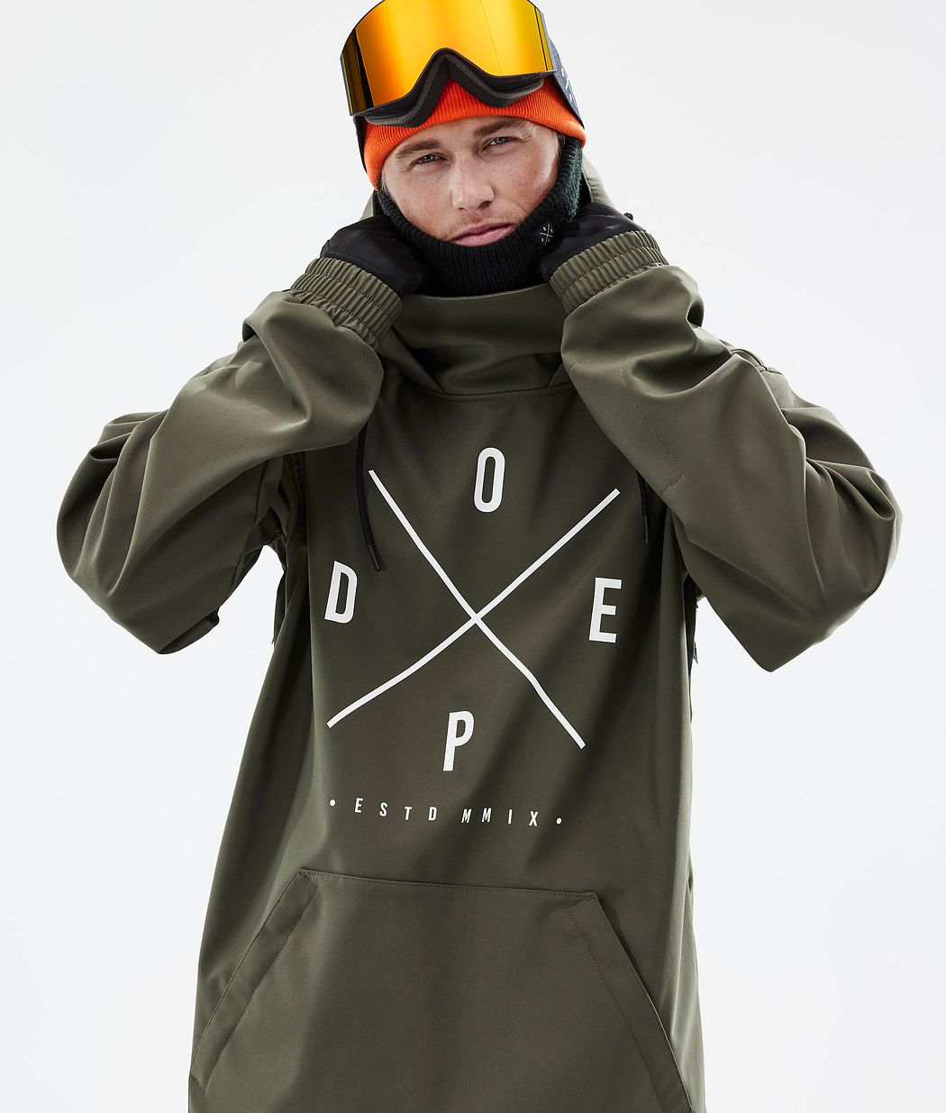 Dope Yeti Snowboardjacke Herren Olivgrün Grün | 706-TMOEHJ