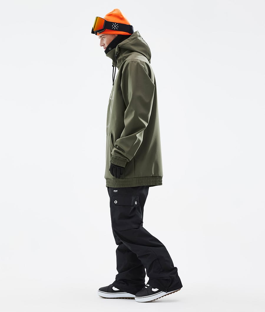 Dope Yeti Snowboardjacke Herren Olivgrün Grün | 706-TMOEHJ