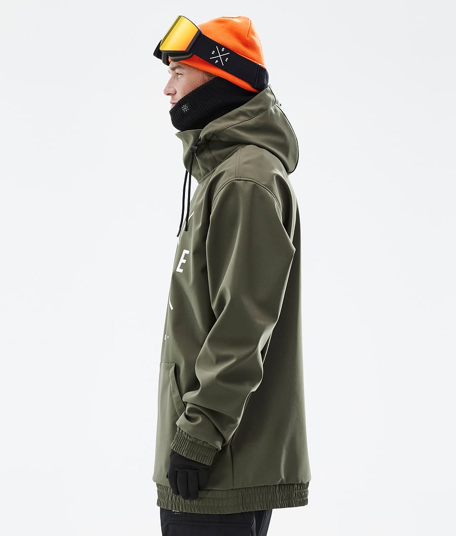 Dope Yeti Snowboardjacke Herren Olivgrün Grün | 706-TMOEHJ