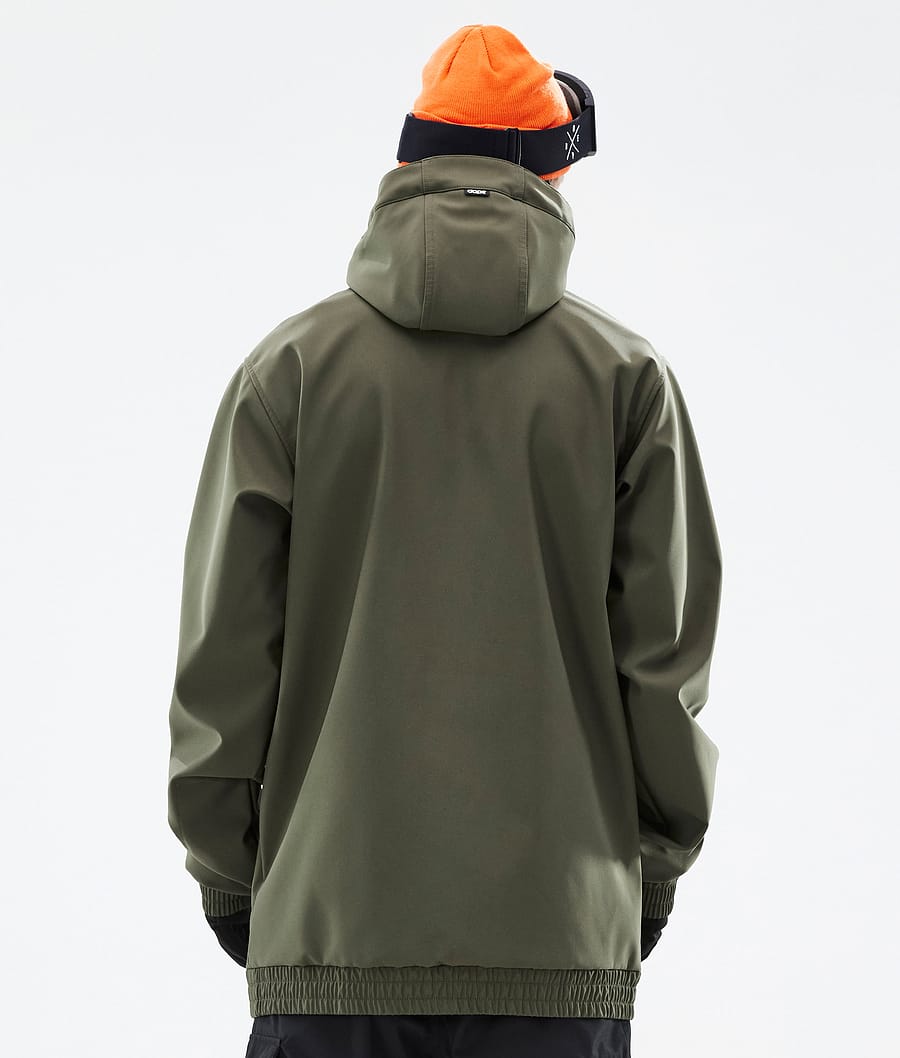 Dope Yeti Snowboardjacke Herren Olivgrün Grün | 706-TMOEHJ