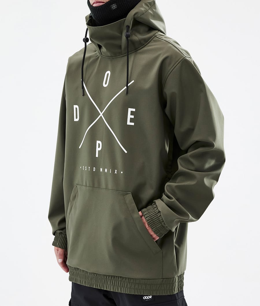 Dope Yeti Snowboardjacke Herren Olivgrün Grün | 706-TMOEHJ