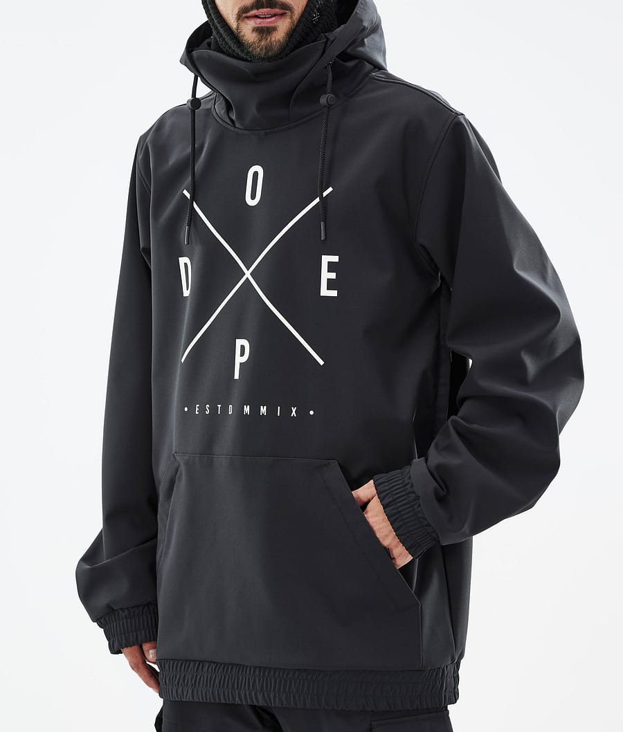 Dope Yeti Snowboardjacke Herren Schwarz | 827-CUKYTZ