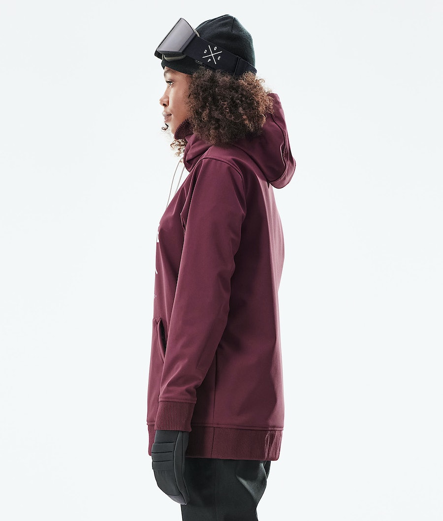 Dope Yeti W 10k Snowboardjacke Damen Bordeaux | 176-VTBJCM