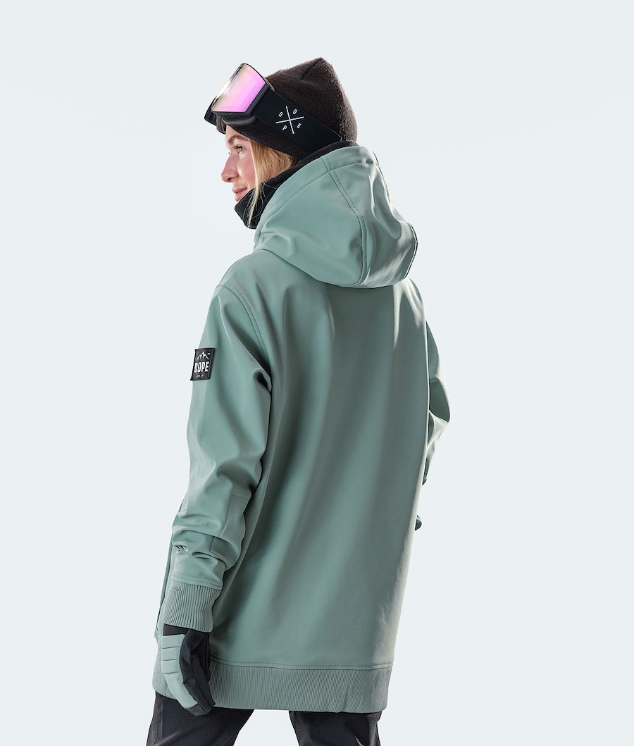 Dope Yeti W 10k Snowboardjacke Damen Grün | 584-WTDQYP