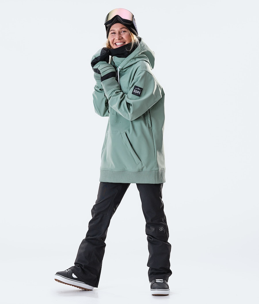 Dope Yeti W 10k Snowboardjacke Damen Grün | 584-WTDQYP